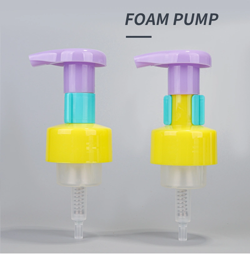 OEM Factory Foaming Pump Plastic Bottles Custom Colours Mousse Foam Foaming Soap Pump Bottle