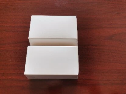 White Cardboard Disposable Environment-Friendly Degradable Lunch Box, Square Buckle Box, Salad Box, Rice Box, Pork Chop Box