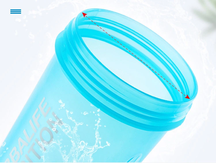 Hot Custom Blender Powder Whey Shake Water Gym Bottles Shaker Mixing Ball Protein Sports Plastic Fitness Shaker Bottle