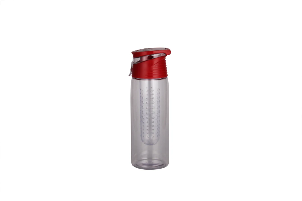 Plastic Tea Infuser Bottle with Filter Inner Bottle Lid with Handle