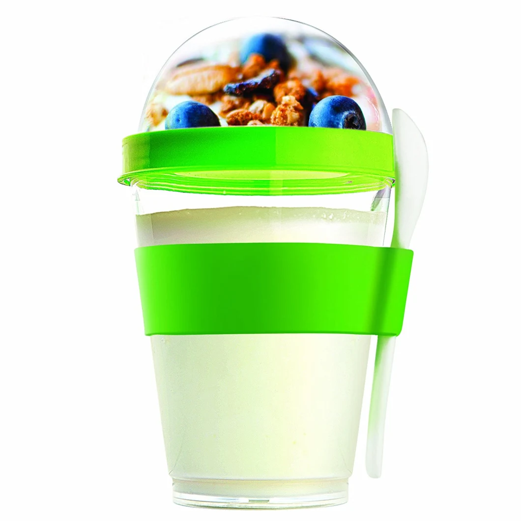Portable Yogurt and Cereal to-Go Container Cup