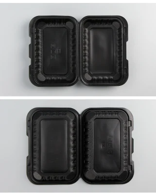 Can Heat The Disposable Plastic Food Meal Box Food Packaging Containers
