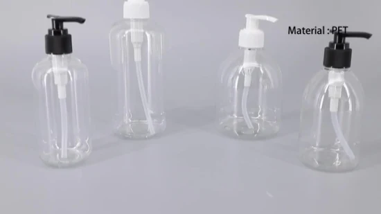 200ml 250ml 280ml 500ml Empty Clear Shampoo and Conditioner Set Plastic Pet Bottle with Lotion Pump Spray Bottle