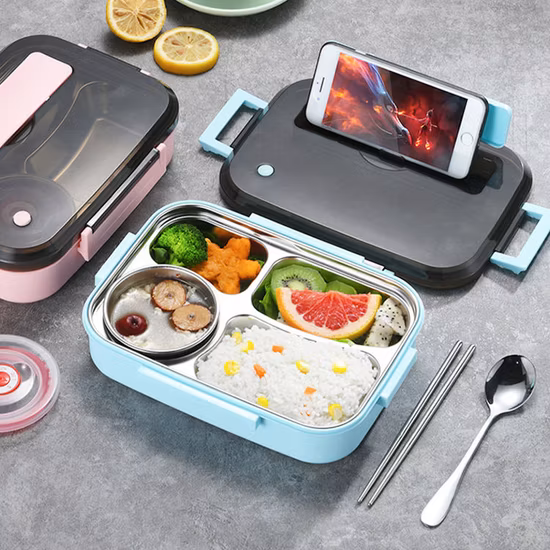 Hot Sale Stainless Steel Reusable Portable Outdoor Kids School Office Lunch Box