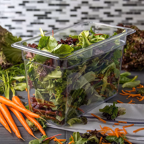 Non-Disposable Plastic PC Polycarbonate Gn Pan Gastronorm Food Container for Cafe Restaurant