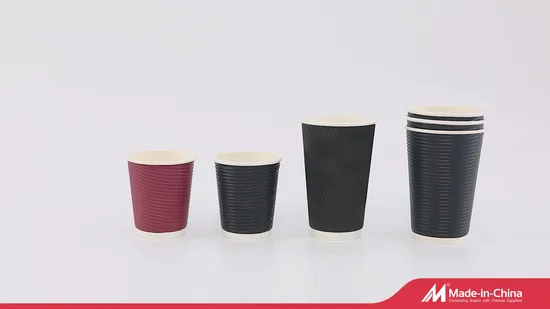 8oz/12oz/16oz/20oz Biodegradable Drinking Coffee Cup Plastic Free Disposable Paper Cup